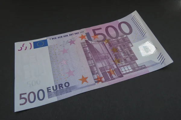 Billets 500 Euros Monnaie Union Européenne — Photo