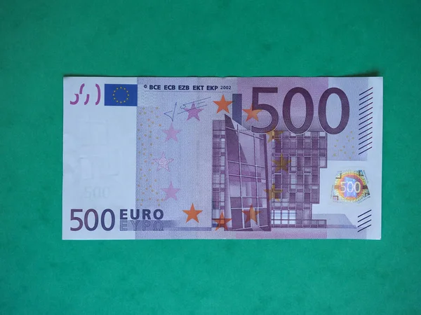 Moeda 500 Euros União Europeia — Fotografia de Stock