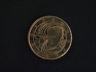 Hırvat tarafında mucit Nikola Tesla, Hırvatistan ve Avrupa Birliği para birimi portresi gösteriliyor