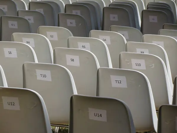 empty audience seats for an entertainment event