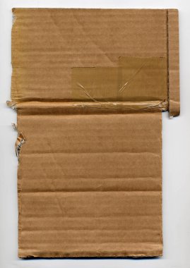 Kahverengi renkli karton sayfa arka plan olarak kullanışlı