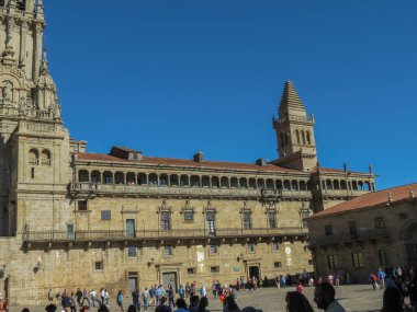 SANTIAGO DE COMPOSTELA, İSPAN 10 Eylül 2022: Archthedral Basilica