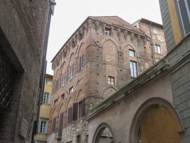 Piazza del Campo Meydanı Siena, İtalya