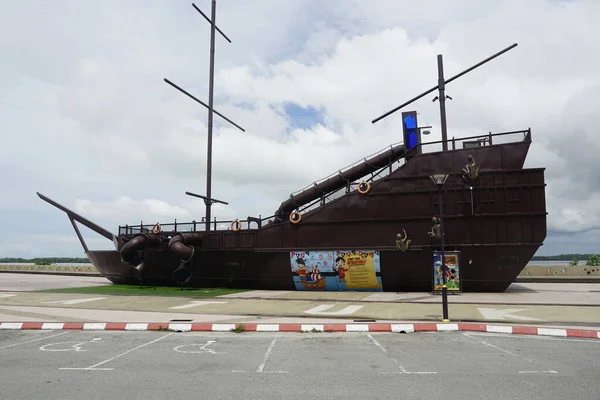 Perak Μαλαισία Νοεμβρίου 2022 Αντίγραφο Πλοίου Στο Bagan Datuk Perak — Φωτογραφία Αρχείου