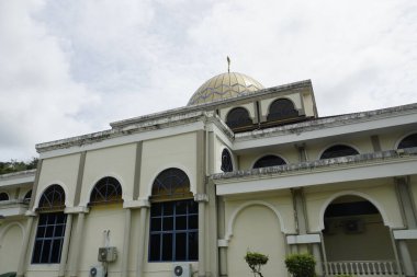 Pahang, Malezya-17 Kasım 2022; Pahang 'ın Bentong ilçesindeki Sultan Hacı Ahmed Şah Camii manzarası