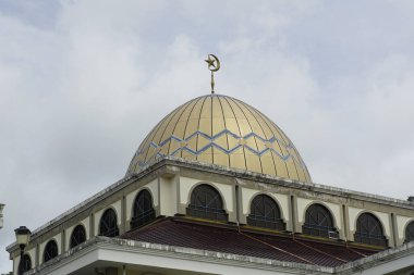 Pahang, Malezya-17 Kasım 2022; Pahang 'ın Bentong ilçesindeki Sultan Hacı Ahmed Şah Camii manzarası