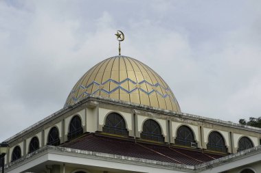 Pahang, Malezya-17 Kasım 2022; Pahang 'ın Bentong ilçesindeki Sultan Hacı Ahmed Şah Camii manzarası