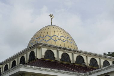 Pahang, Malezya-17 Kasım 2022; Pahang 'ın Bentong ilçesindeki Sultan Hacı Ahmed Şah Camii manzarası