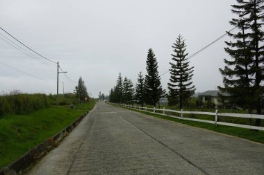 Sabah, Malezya-19 Kasım 2022; Malezya 'nın Kundasang, Sabah, Malezya' da bulunan Desa Süt Çiftliği panoramik görünümü