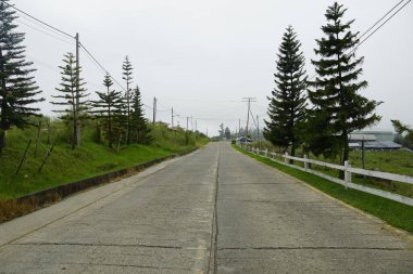 Sabah, Malezya-19 Kasım 2022; Malezya 'nın Kundasang, Sabah, Malezya' da bulunan Desa Süt Çiftliği panoramik görünümü