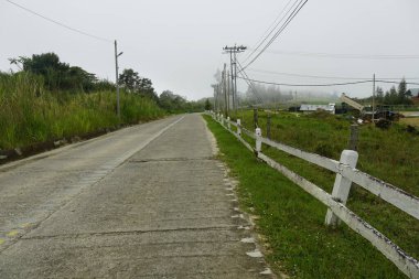 Sabah, Malezya-19 Kasım 2022; Malezya 'nın Kundasang, Sabah, Malezya' da bulunan Desa Süt Çiftliği panoramik görünümü