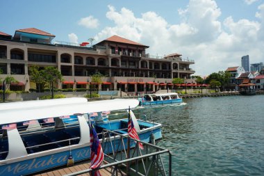 Melaka, Malezya - 24 Ağustos 2023; Melaka City 'deki Casa Del Rio Oteli