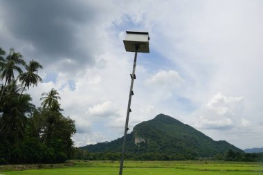 Baling, Kedah, Malezya 'daki Gunung Pulai veya Pulai Dağı manzarası