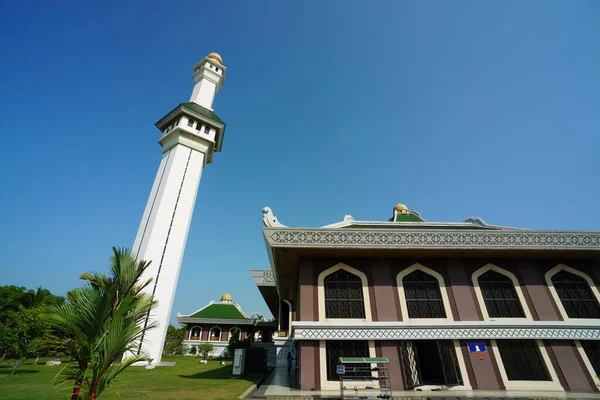 Melaka Malasia Agosto 2023 Vista Mezquita Azim Una Mezquita Estatal — Foto de Stock