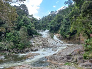 Chamang Şelalesi, Bentong, Pahang, Malezya manzarası