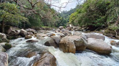 Chamang Şelalesi, Bentong, Pahang, Malezya manzarası