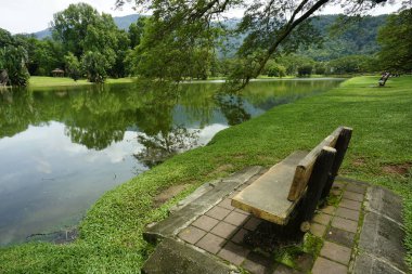 Taiping Gölü Bahçesi, Perak, Malezya manzarası