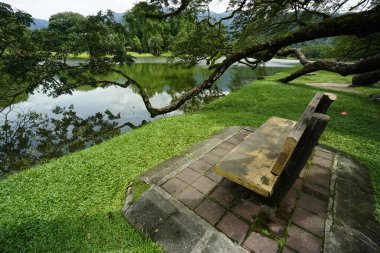 Taiping Gölü Bahçesi, Perak, Malezya manzarası