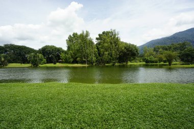 Taiping Gölü Bahçesi, Perak, Malezya manzarası