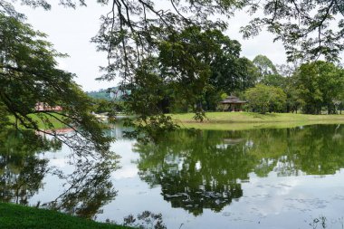 Taiping Gölü Bahçesi, Perak, Malezya manzarası