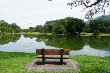 Taiping Gölü Bahçesi, Perak, Malezya manzarası