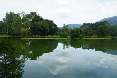 Taiping Gölü Bahçesi, Perak, Malezya manzarası
