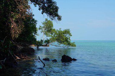 Tanjung Tuan, Port Dickson, Malezya sahilindeki manzara