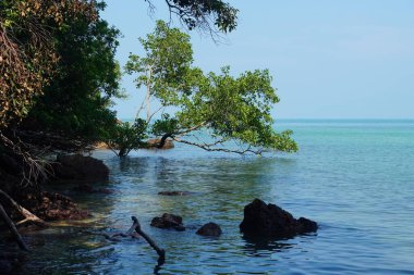 Tanjung Tuan, Port Dickson, Malezya sahilindeki manzara