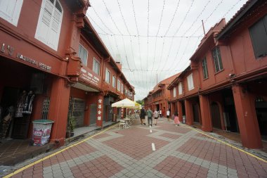 Melaka, Malezya tarihi şehir manzaralı