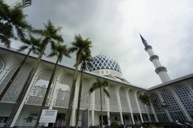 Shah Alam, Malezya-13 Temmuz. 2024 - Şah Alam, Selangor 'da bulunan Mescid Sultan Salahudin Abdul Aziz Şah' ın manzarası