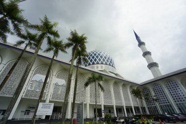 Shah Alam, Malezya-13 Temmuz. 2024 - Şah Alam, Selangor 'da bulunan Mescid Sultan Salahudin Abdul Aziz Şah' ın manzarası