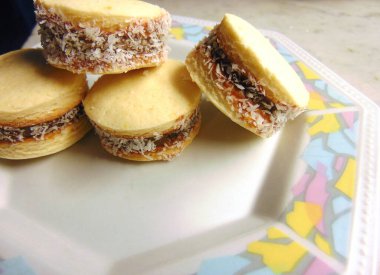 Bir tabakta mısır nişastası