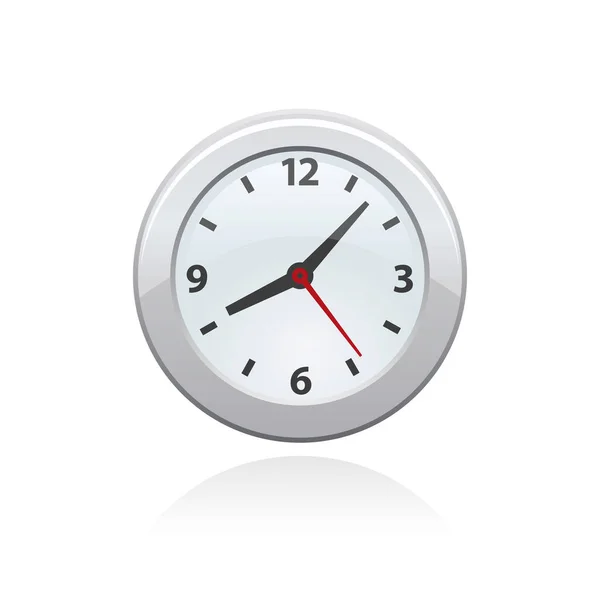 Realistic Vector Illustration Clock Timer Suitable Design Element Clock Stopwatch — Stock Vector