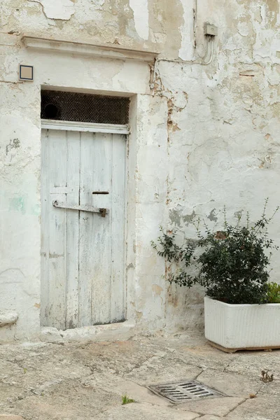 Oude Deur Martina Franca Apulië Zuid Italië — Stockfoto
