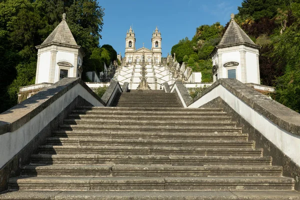 Церковь Бом Жезус Браге Португалия Европа Стоковое Фото