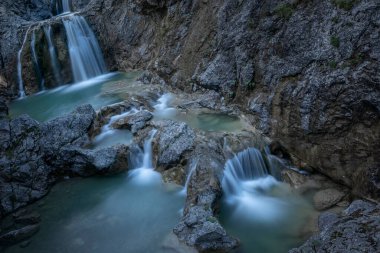 Reutte, Tyrol, Avusturya yakınlarındaki Stuiben Şelaleleri