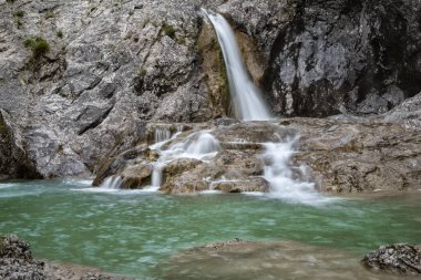 Reutte, Tyrol, Avusturya yakınlarındaki Stuiben Şelaleleri