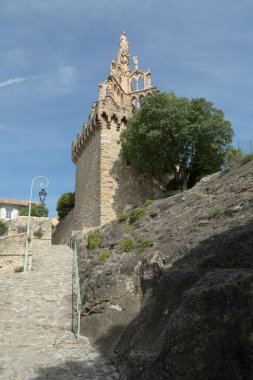 Saint-Vincent church in the town of Nyons, South France clipart