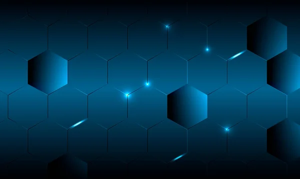 Светло Голубой Фон Медицинская Технологическая Научная Концепция Абстрактный Шестиугольный Рисунок — стоковый вектор
