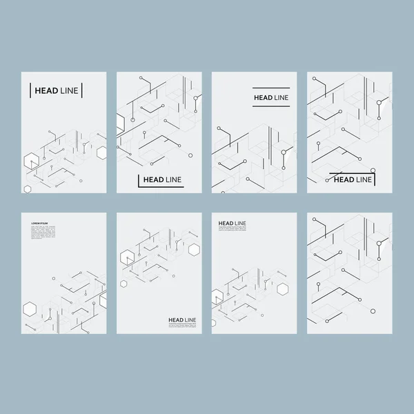Fondo Hexagonal Abstracto Diseño Vectores Digitales Fondo Geométrico Médico Moderno — Vector de stock