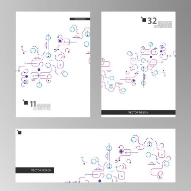 Abstract background with simple shapes. Modern design template with space for text. Minimal stylish cover for branding. Vector minimal illustration.