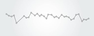 Vektör çizgisi elemanı. Modern basit grafik arkaplanı.