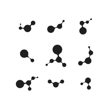 Güzel yapı DNA molekülleri. Çizgi çizimi ve konsept tasarım için nokta çizgisi. Sosyal ortam vektörü arkaplanı