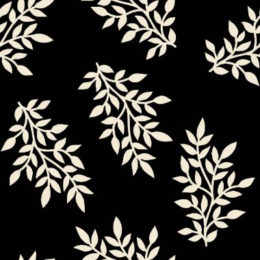 Kusursuz soyut siyah beyaz desen