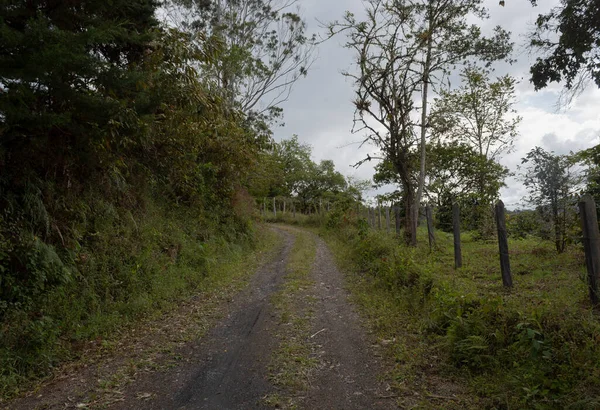 Strada Rurale Sabbia Nella Regione Del Guavio Colombiano — Foto Stock