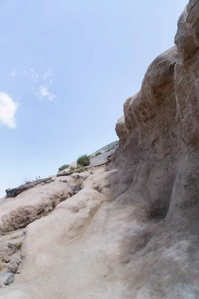 Trekingová Stezka Vulkánského Ostrova Ostrově Milazzo Sicílii Slunečného Dne — Stock fotografie