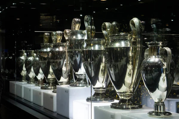 Uefa Champions League Vetrina Del Real Madrid Football Club — Foto Stock