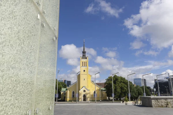 Kościół Jana Oglądany Placu Wolności Słoneczny Dzień — Zdjęcie stockowe