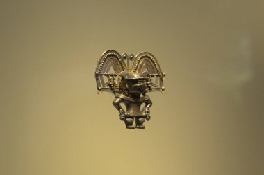 Antik Tairona yerlisi Kültür Adamı Altın Müze 'de yarasa şefi