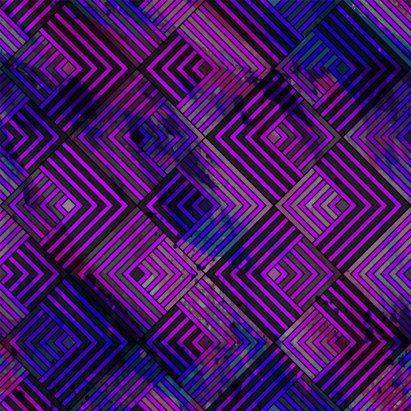 Фиолетовое Безморское Искусство Основанное Южноамериканских Местных Узорах Эффектом Акварели Заднем — стоковый вектор